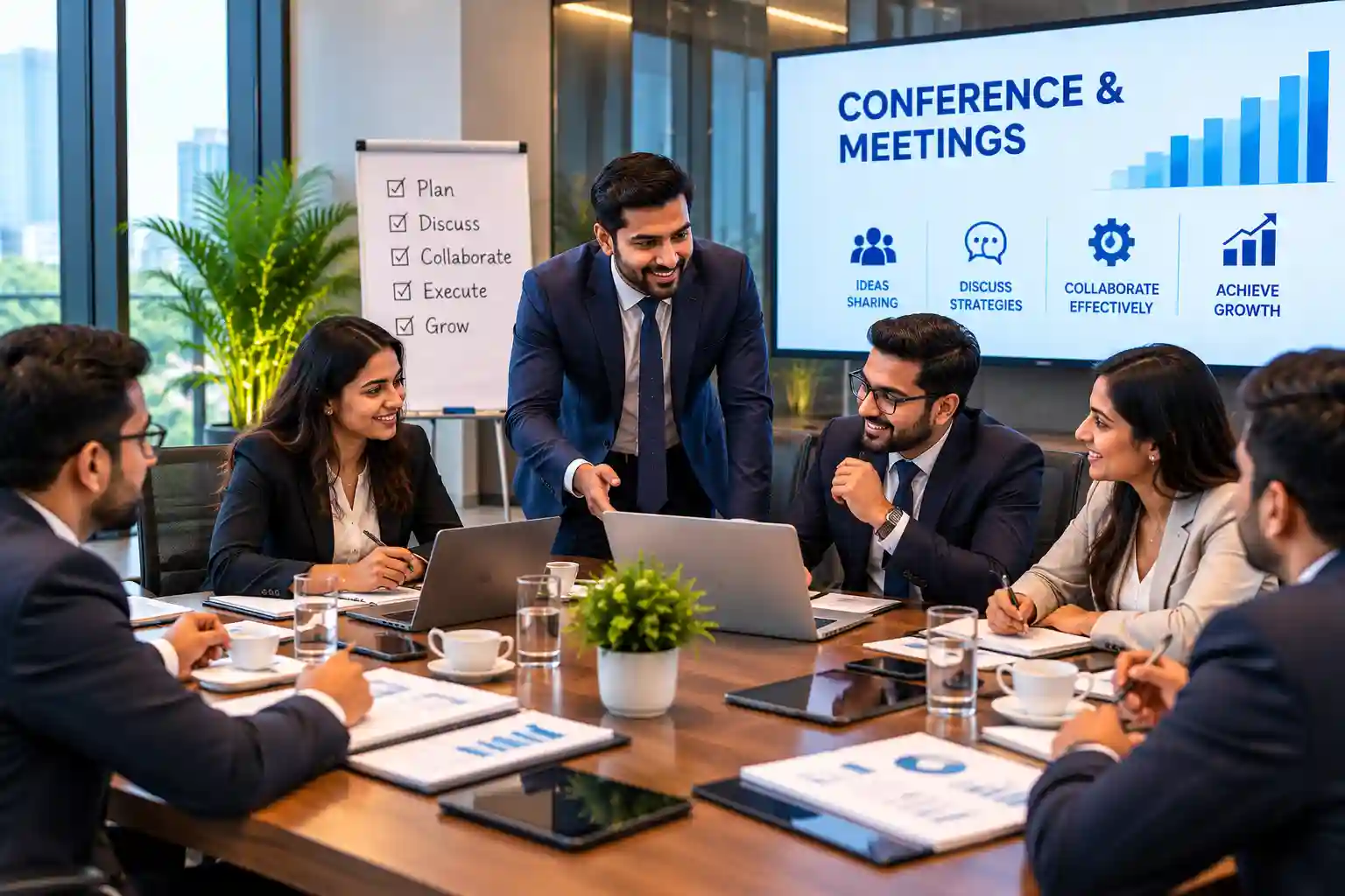 Conference and meeting team