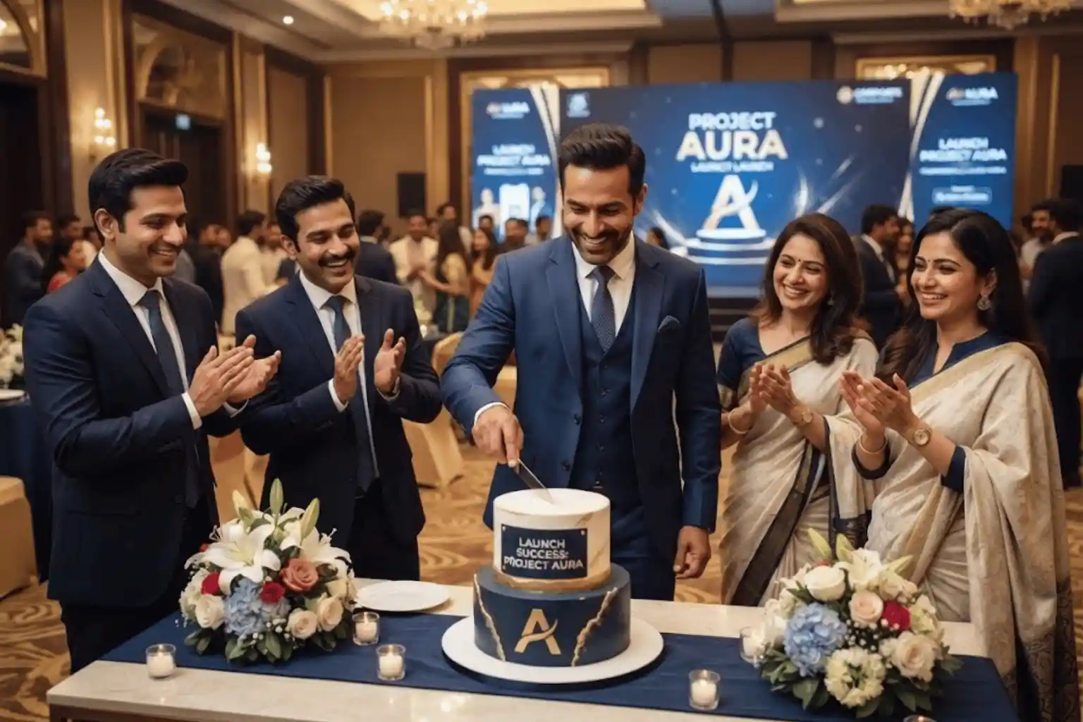 Corporate Event celebration cake