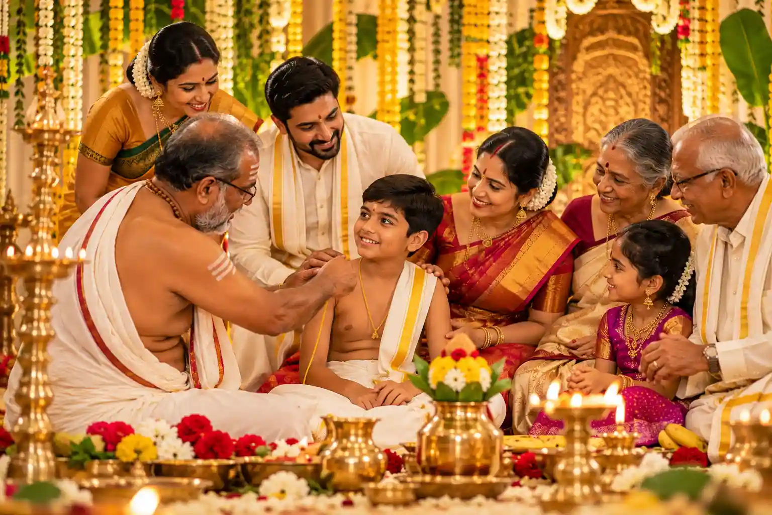 Thread Ceremony Family Celebration