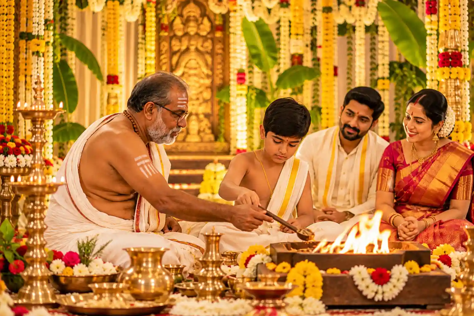 Traditional Thread Ceremony