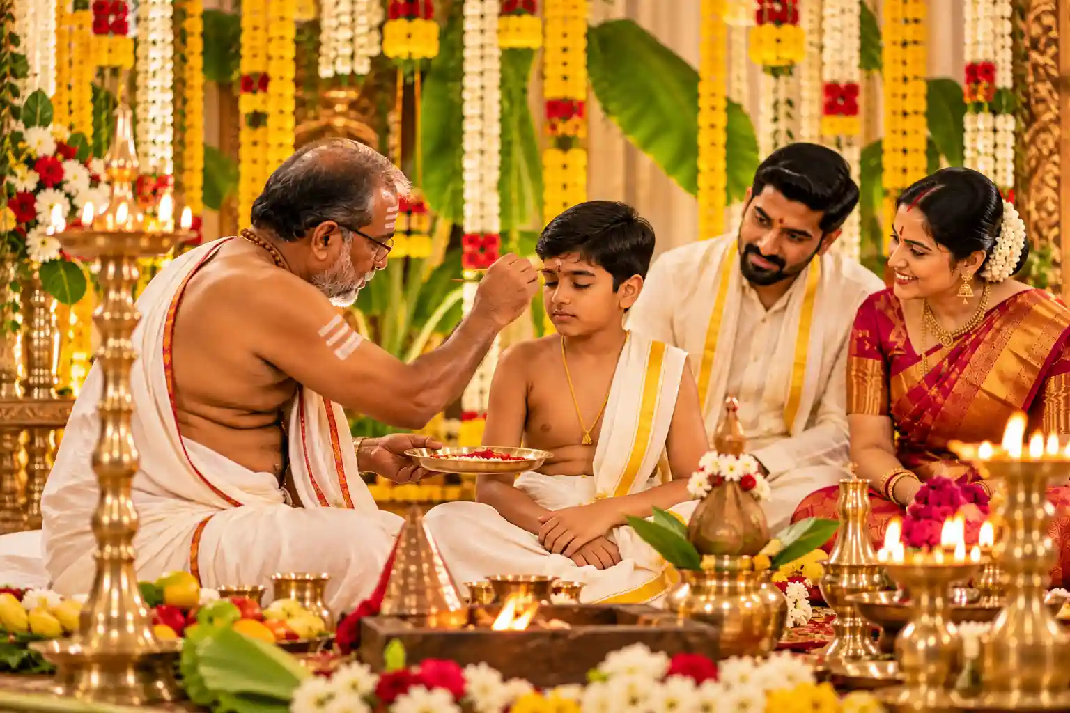 Thread Ceremony Ritual Setup