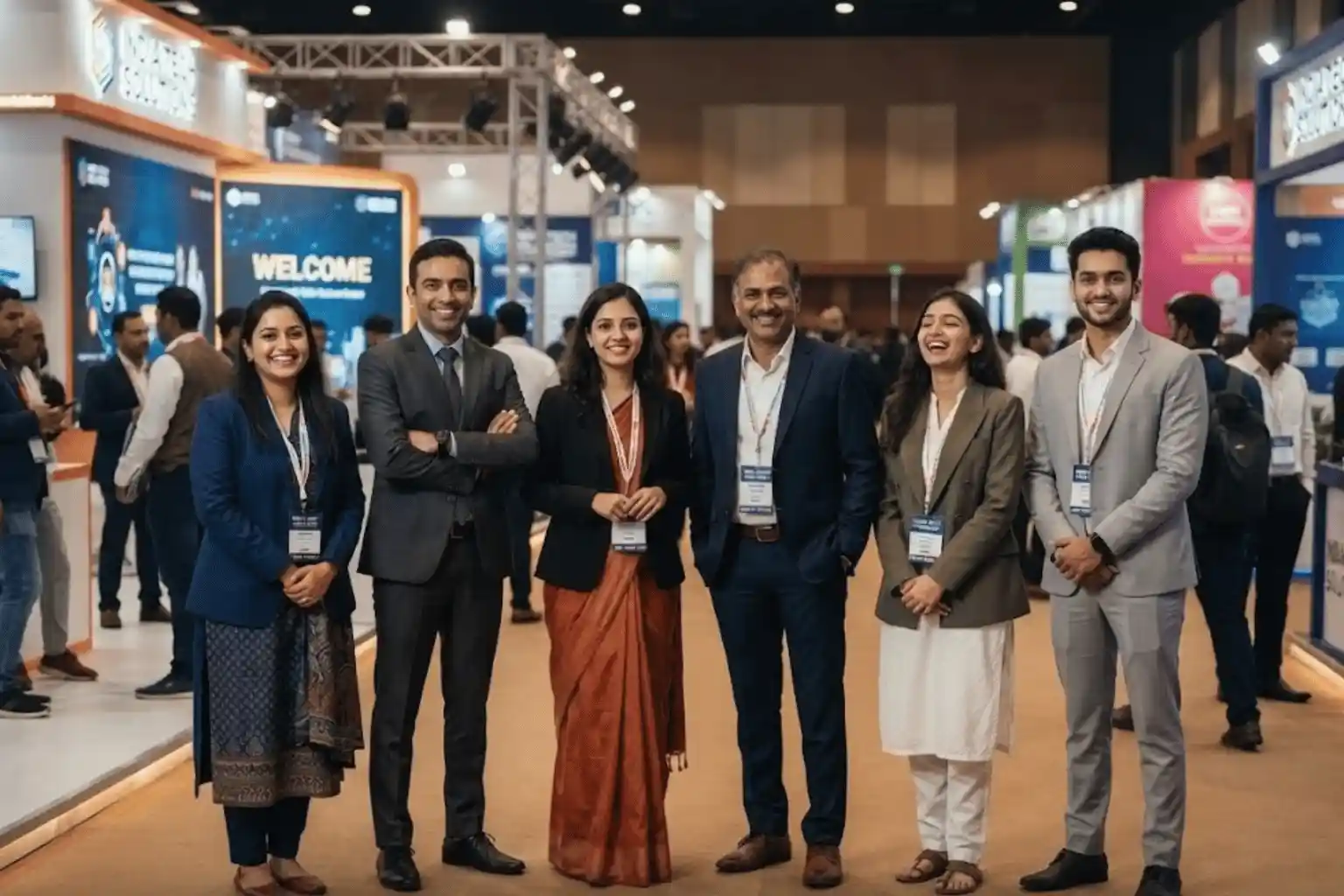 Trade show event team