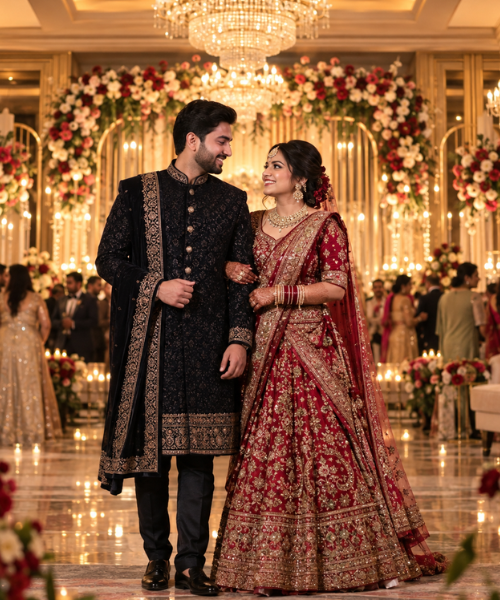 Indian Wedding Couple